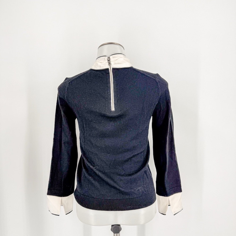 Alice + Olivia Black and White Blouse - Picture 6 of 7